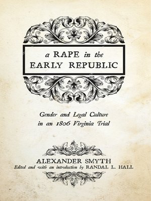 cover image of A Rape in the Early Republic